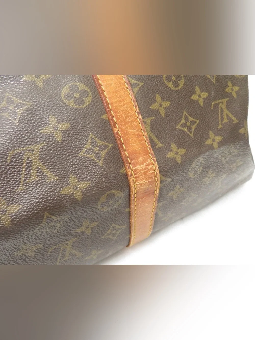 Louis Vuitton Monogram Duffle Boston Bag Keepall 55